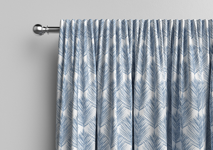 Gentle Palm, Navy - Made to Measure Curtains - Image 10